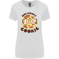 A Smart Cookie Funny Food Nerd Geek Maths Womens Wider Cut T-Shirt White