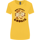 A Smart Cookie Funny Food Nerd Geek Maths Womens Wider Cut T-Shirt Yellow