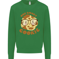 A Smart Cookie Funny Food Nerd Geek Science Kids Sweatshirt Jumper Irish Green