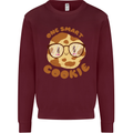 A Smart Cookie Funny Food Nerd Geek Science Kids Sweatshirt Jumper Maroon