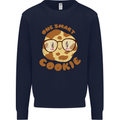 A Smart Cookie Funny Food Nerd Geek Science Kids Sweatshirt Jumper Navy Blue