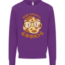 A Smart Cookie Funny Food Nerd Geek Science Kids Sweatshirt Jumper Purple