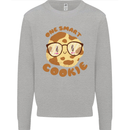 A Smart Cookie Funny Food Nerd Geek Science Kids Sweatshirt Jumper Sports Grey