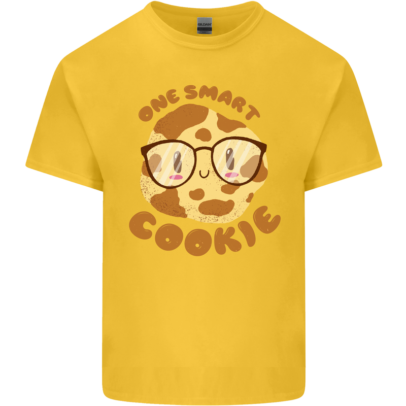 A Smart Cookie Funny Food Nerd Geek Science Kids T-Shirt Childrens Yellow