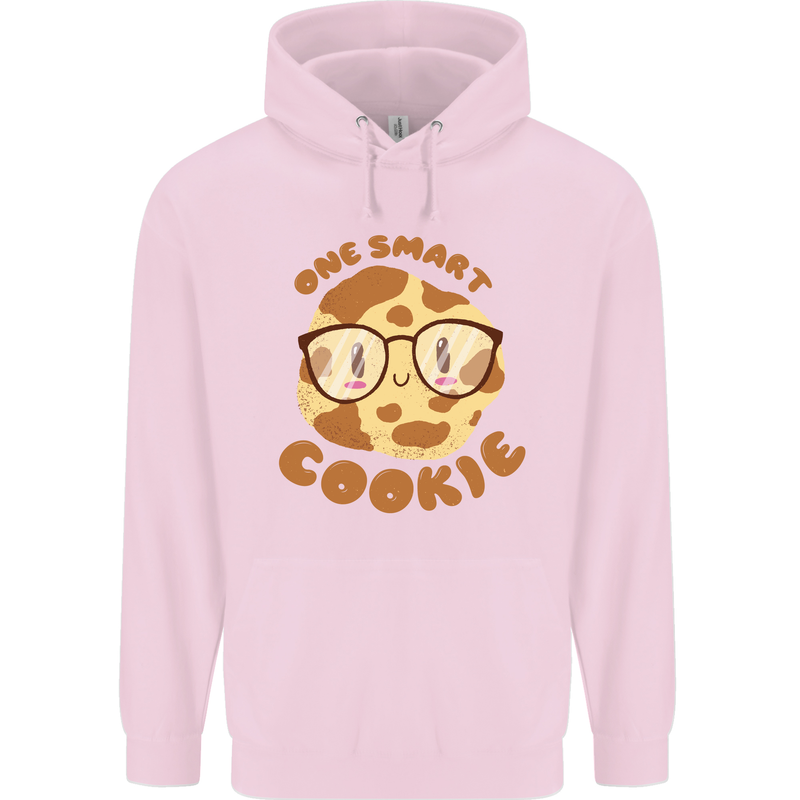 A Smart Cookie Funny Food Nerd Geek Science Mens 80% Cotton Hoodie Light Pink