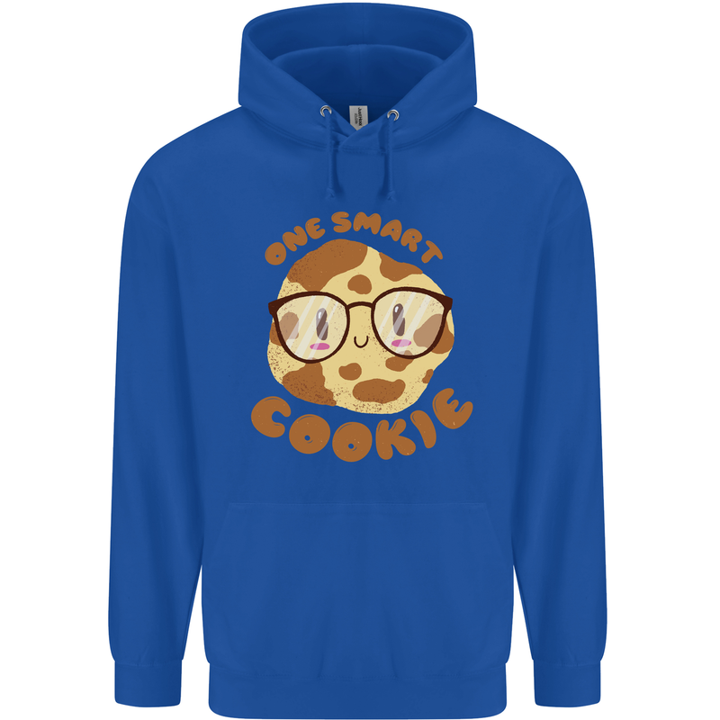 A Smart Cookie Funny Food Nerd Geek Science Mens 80% Cotton Hoodie Royal Blue
