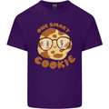 A Smart Cookie Funny Food Nerd Geek Science Mens Cotton T-Shirt Tee Top Purple