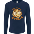 A Smart Cookie Funny Food Nerd Geek Science Mens Long Sleeve T-Shirt Navy Blue