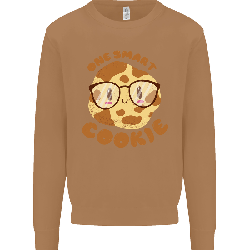 A Smart Cookie Funny Food Nerd Geek Science Mens Sweatshirt Jumper Caramel Latte
