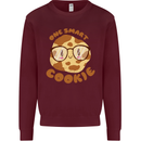 A Smart Cookie Funny Food Nerd Geek Science Mens Sweatshirt Jumper Maroon