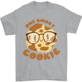 A Smart Cookie Funny Food Nerd Geek Science Mens T-Shirt 100% Cotton Sports Grey