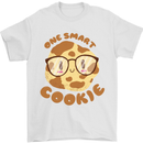 A Smart Cookie Funny Food Nerd Geek Science Mens T-Shirt 100% Cotton White