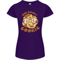 A Smart Cookie Funny Food Nerd Geek Science Womens Petite Cut T-Shirt Purple