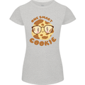 A Smart Cookie Funny Food Nerd Geek Science Womens Petite Cut T-Shirt Sports Grey