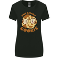 A Smart Cookie Funny Food Nerd Geek Science Womens Wider Cut T-Shirt Black