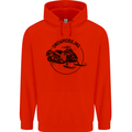 A Snowmobile Winter Sports Childrens Kids Hoodie Bright Red