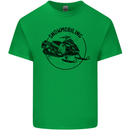 A Snowmobile Winter Sports Kids T-Shirt Childrens Irish Green