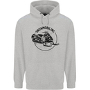 A Snowmobile Winter Sports Mens 80% Cotton Hoodie Sports Grey