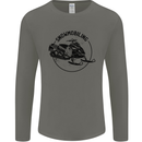 A Snowmobile Winter Sports Mens Long Sleeve T-Shirt Charcoal
