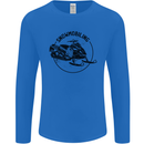 A Snowmobile Winter Sports Mens Long Sleeve T-Shirt Royal Blue
