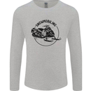 A Snowmobile Winter Sports Mens Long Sleeve T-Shirt Sports Grey