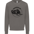 A Snowmobile Winter Sports Mens Sweatshirt Jumper Charcoal