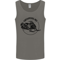 A Snowmobile Winter Sports Mens Vest Tank Top Charcoal