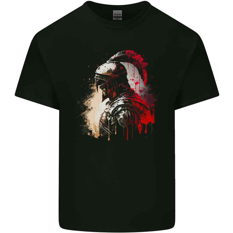 A Spartan Gladiator Bodybuilding MMA Kids T-Shirt Childrens Black