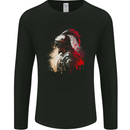 A Spartan Gladiator Bodybuilding MMA Mens Long Sleeve T-Shirt Black