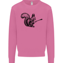 A Squirrel Playing the Guitar Mens Sweatshirt Jumper Azalea
