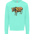 A Steampunk Bull Kids Sweatshirt Jumper Peppermint