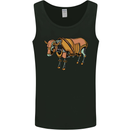 A Steampunk Bull Mens Vest Tank Top Black