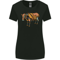 A Steampunk Bull Womens Wider Cut T-Shirt Black