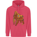 A Steampunk Gorilla Ape Childrens Kids Hoodie Heliconia