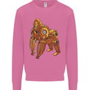 A Steampunk Gorilla Ape Mens Sweatshirt Jumper Azalea