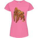 A Steampunk Gorilla Ape Womens Petite Cut T-Shirt Azalea