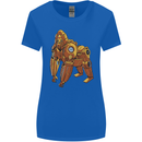 A Steampunk Gorilla Ape Womens Wider Cut T-Shirt Royal Blue