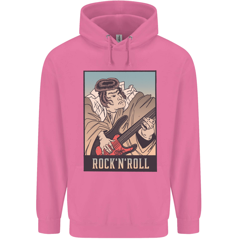 A Sumo Wrestler Playing the Electric Guitar Childrens Kids Hoodie Azalea
