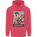 A Sumo Wrestler Playing the Electric Guitar Childrens Kids Hoodie Heliconia