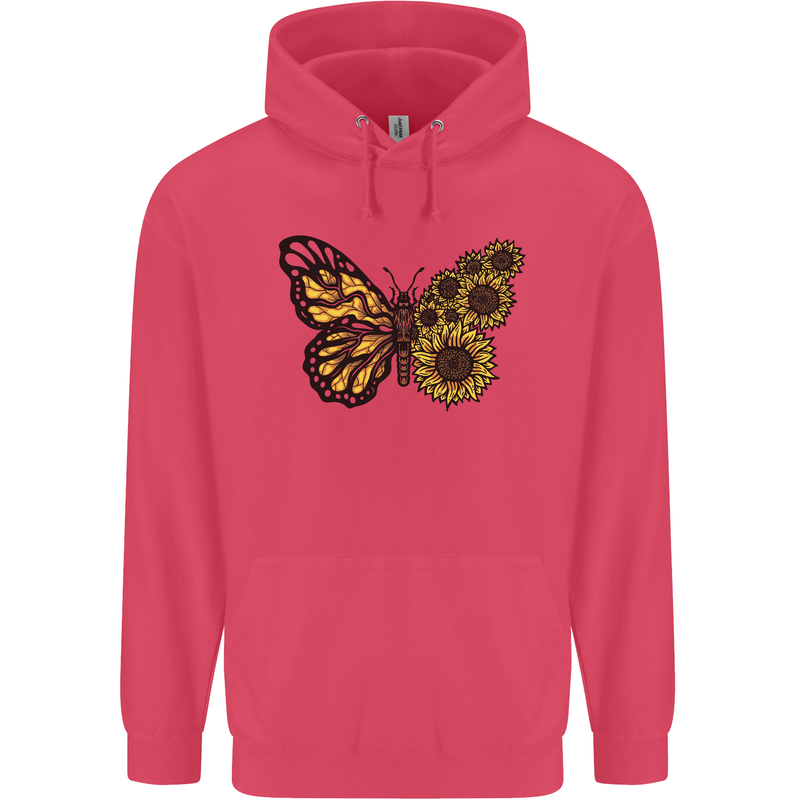 A Sunflower Butterfly Childrens Kids Hoodie Heliconia