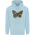 A Sunflower Butterfly Childrens Kids Hoodie Light Blue