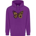 A Sunflower Butterfly Childrens Kids Hoodie Purple