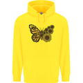 A Sunflower Butterfly Childrens Kids Hoodie Yellow