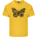 A Sunflower Butterfly Kids T-Shirt Childrens Yellow