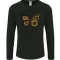 A Sunflower Butterfly Mens Long Sleeve T-Shirt Black