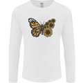 A Sunflower Butterfly Mens Long Sleeve T-Shirt White