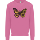 A Sunflower Butterfly Mens Sweatshirt Jumper Azalea