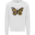 A Sunflower Butterfly Mens Sweatshirt Jumper White