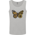 A Sunflower Butterfly Mens Vest Tank Top Sports Grey