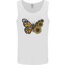 A Sunflower Butterfly Mens Vest Tank Top White